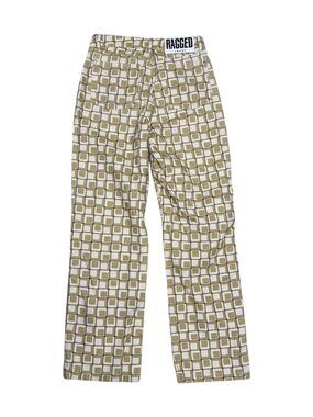 RAGGED JEANS Cotton Straight Leg Denim Casual Pants Womens 28x30